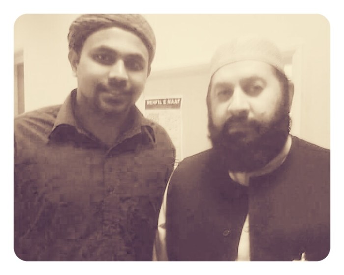 Jouhar Ali Naqshbandi Al Hassani and Shaykh Fiaz ul Hassan Sarwari Qadri (Q.S), Luton,2011